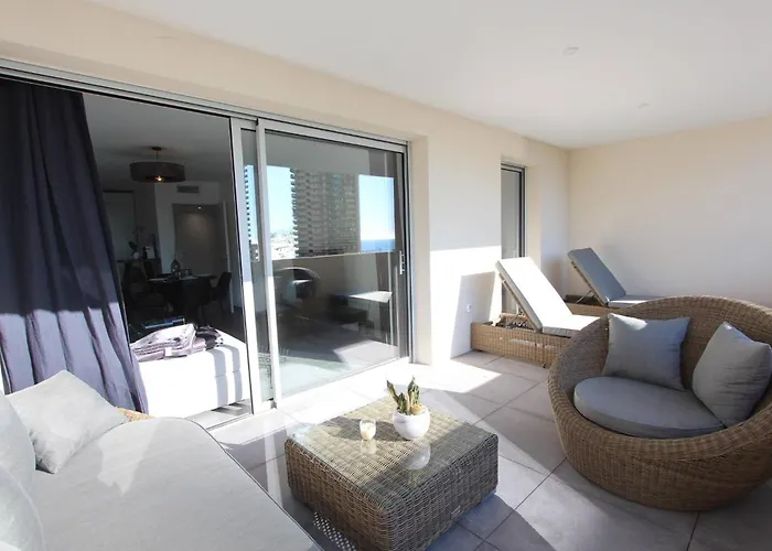 Lägenhet Sun Paradise Seaview&terrace Parking&pool Beausoleil
