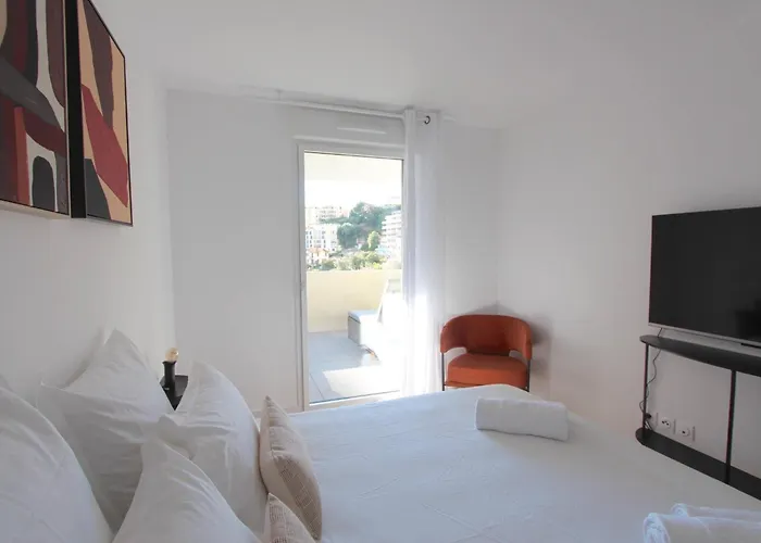 Sun Paradise Seaview&terrace Parking&pool * Beausoleil