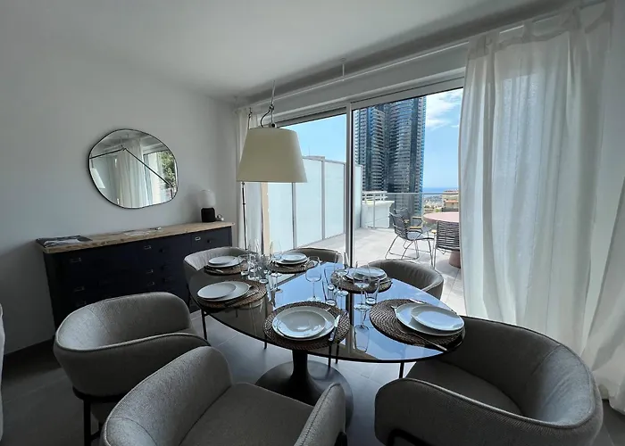 Sun Paradise Seaview&terrace Parking&pool Beausoleil