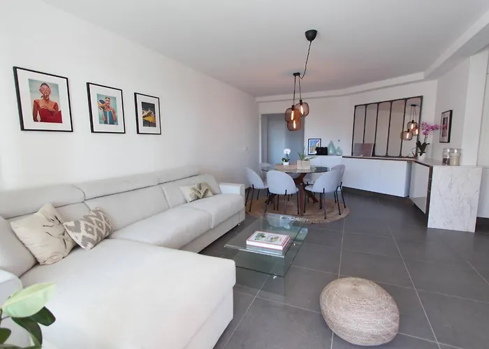 Sun Paradise Seaview&terrace Parking&pool Apartament Beausoleil